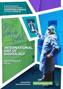 affiche pour la Journée internationale de la radiologie