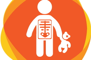 CanSPR icon of child with organs visible holding teddy bear