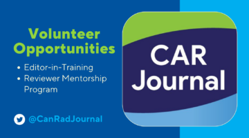 Volunteer Opportunities with the CAR Journal for Canadian Residents